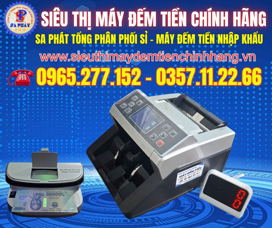 Máy đếm tiền nhập khẩu